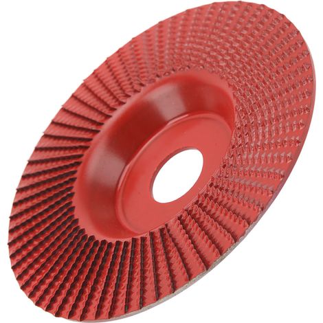Disque de façonnage 125mm en carbure pour sculpture sur bois, accessoire bricolage rouge (1/5)