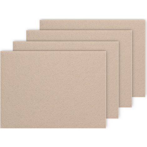 Lot 4 patins feutre autocollants extra forts 5 mm 20 x 15 cm Découpables Super adhérence meubles lourds Antidérapants protection (1/4)