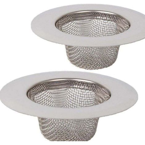 2 pièces en Acier Inoxydable Tamis,Mini Tamis d'évier,Filtre de Filtre de Drain d'évier d'acier Inoxydable,Tamis filtrant,Filtre pour évier de Douche, de Bain ou de Cuisine-- (1/4)