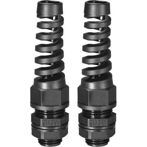 Presse-étoupe M16 étanche IP68 6-10mm mixte nylon Fil dia 2Pcs (1/5)