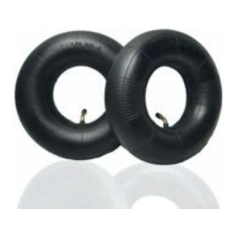 Lot de 2 Pneu de Chambre à Air 2 4.10/3.50-4Pouces pour Diable, Chariot, Chariot Manuel, Chariot de Jardin, Tondeuse à Gazon, Tube de Remplacement 4.10-4（Une clé）