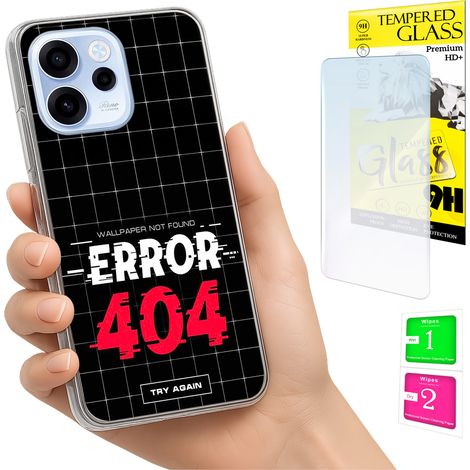 Custodia per Oppo Reno 15F / 15F FS Photo cover Cover posteriore + vetro 9H (1/5)