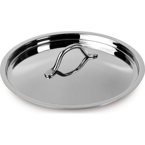 Lagostina Coperchio Every Acciaio Inox 18/10 Cm18 Pentole e Preparazione Cucina, Inossidabile, Argento, 18 cm (1/5)