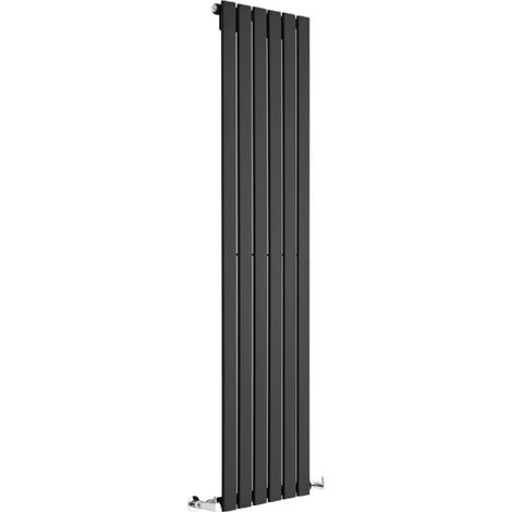 Radiateur Design Delta - Vertical Noir 160 cm x 42 cm x 4.6 cm 881 Watts (1/4)