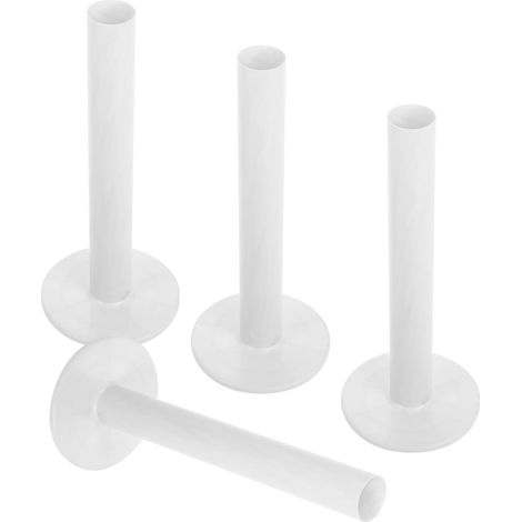 Lot de 4 Supports D’exposition pour Figurines et Poupées, Socle Réglable en Plastique Blanc, Maintien Stable pour Vitrine (1/5)
