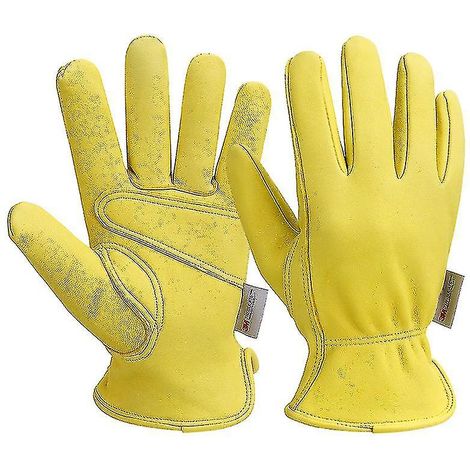 Filiyano-Gants de travail en cuir de vachette non doublés pour homme, 1 paire, Battqx