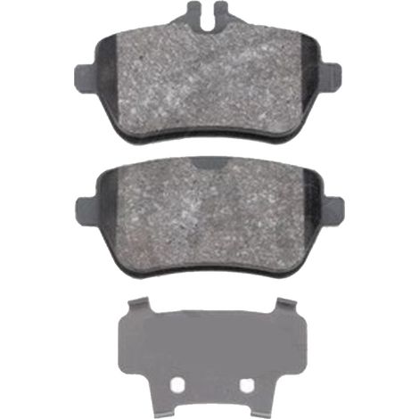 KIT PASTIGLIE FRENO POSTERIORI compatibile con MERCEDES-BENZ CLASSE S COUPE' (C217) / PASTIGLIE FRENANTI AUTO OEM P 50 117 / A 00 377 , / SOSTITUZIONE DIRETTA / BASSA POLVERE / SILENZIOSO (1/4)