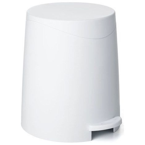 Poubelle de salle de bains 3 litres, TATAY Milan, blanc