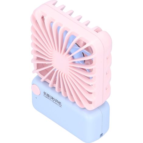 Tragbarer, per USB aufladbarer Nackenventilator, verstellbar, für Zuhause, Studentenwohnheim und den sommerlichen Outdoor-Einsatz (1/5)