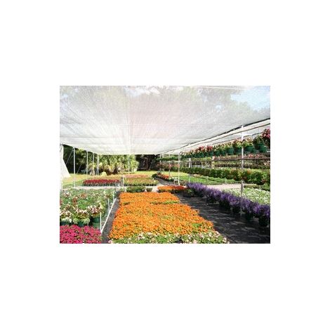 Rete Ombreggiante Rotolo 2x100 Metri Bianco Oscurante Telo Copertura Privacy