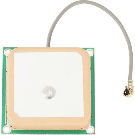 Aktive GPS-Antenne mit hoher Verstärkung (28 dB), Keramik-Patch, interner 25 x 25 x 8 mm Stecker