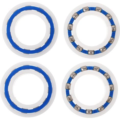 Applicable 4 pièces Roulements de Roue Acier Inoxydable pour Nettoyeur de Piscine de Rechange Pratiques pour Remplacement de Roulements de Shaft Extérieur