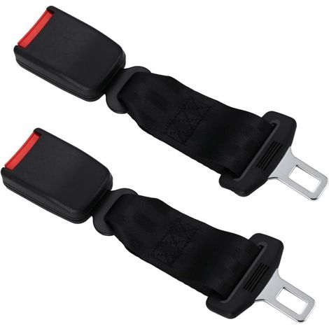 Lot de 2 ceintures de sécurité universelles 23cm – Conception à deux points – Compatible boucles 20-22mm – Acier et polyester renforcés (1/5)