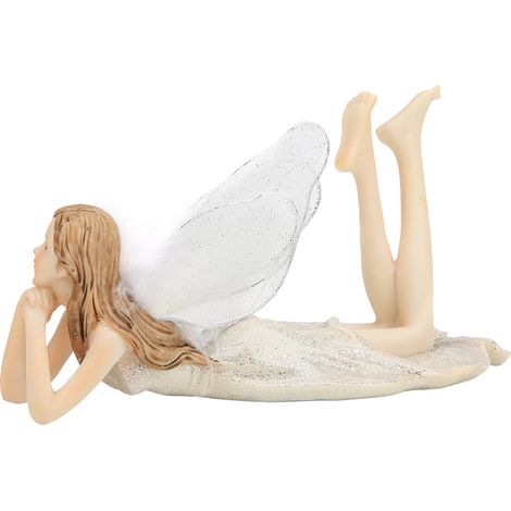 Sculpture d'ange féerique des fleurs, figurine miniature en résine, décoration pour mariage ou anniversaire (1/5)