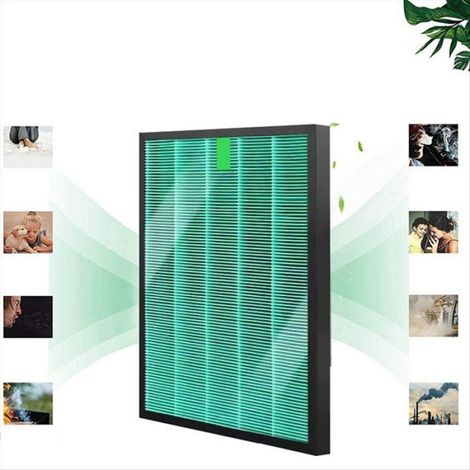 Ensemble de Filtres de Remplacement pour Purificateur D'Air pour Filtre HEPA à Charbon Actif -G50 -H50 -J50 -GM50 True H13 (1/5)
