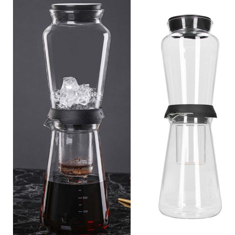 Cafetière à filtre, cafetière filtre en verre, filtre, expresso, cuisine, barista, cafetière, 900 ml (1/5)