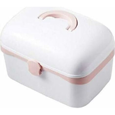 Boîte de rangement médicale, trousse de premiers secours, boîte à médicaments, boîte de rangement portable (1/5)