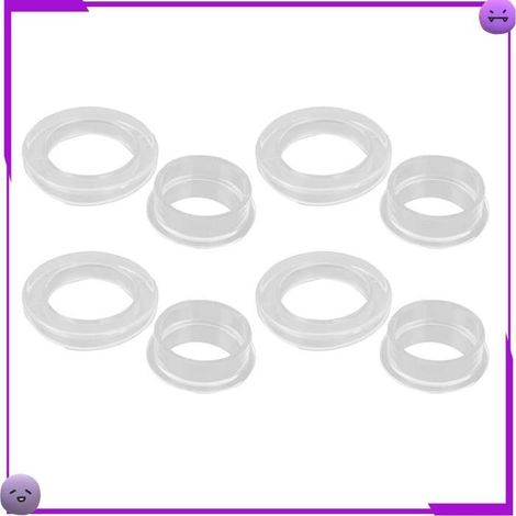 Protector de trou de table de jardin transparent, résistant aux rayures, ensemble de 4 pièces (1/5)