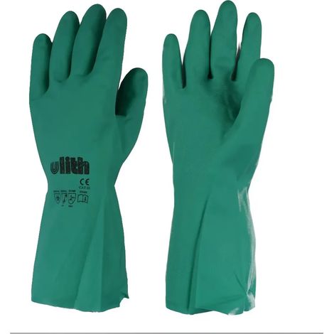 Gants industriels en caoutchouc nitrile XXL/11 vert