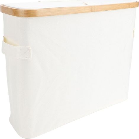 Panier de rangement pliable papier toilette avec couvercle, (1/5)