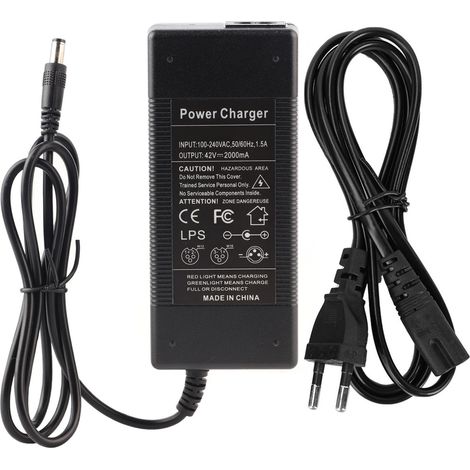 Chargeur portable réutilisable 2A pour skateboard électrique (UE) (1/5)