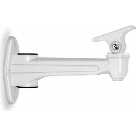 Support Mural Pour Mini Projecteur - Aluminium - Charge Max 3 Kg - Longueur Réglable 16-20 Cm - Rotation 360° - Inclinaison 60° - Blanc (1/4)