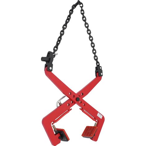 Pince de levage de pierre, capacité de charge lourde, construction durable, Rouge (1/2)