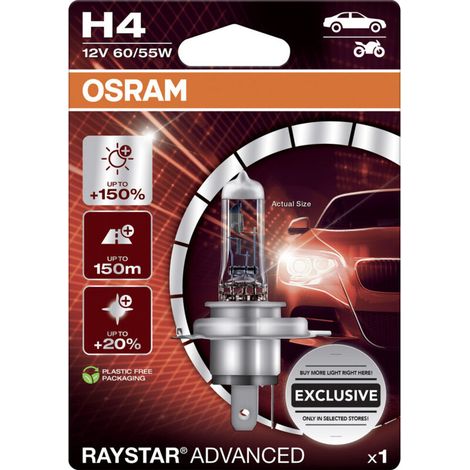 Lámpara de faro H4 de alta calidad para automóvil, diseño avanzado, brillo mejorado (1/2)
