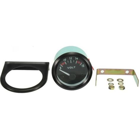 2&quot 52mm Universel 8 -16V LED Voltmètre Tension Gauge Tableau Manometre Voiture (1/4)