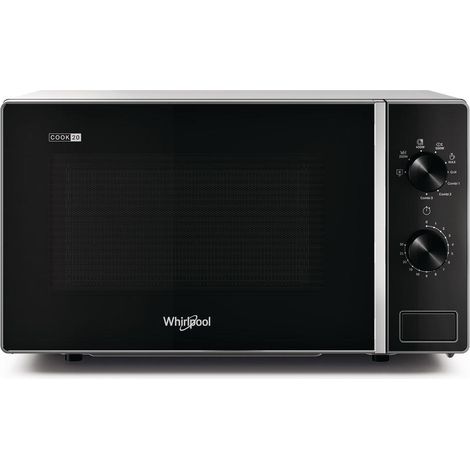 Whirlpool MWP 103 SB Mikrowelle schwarz silber 20 Liter (1/4)
