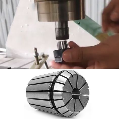 Pince de serrage à ressort pour machine CNC ER32 en acier 65Mn 0,008 mm (8 mm) (1/5)