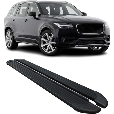 Marchepieds Latéraux pédale pour Volvo XC90 2015-2025 Noir Aluminium 2Pcs (1/5)