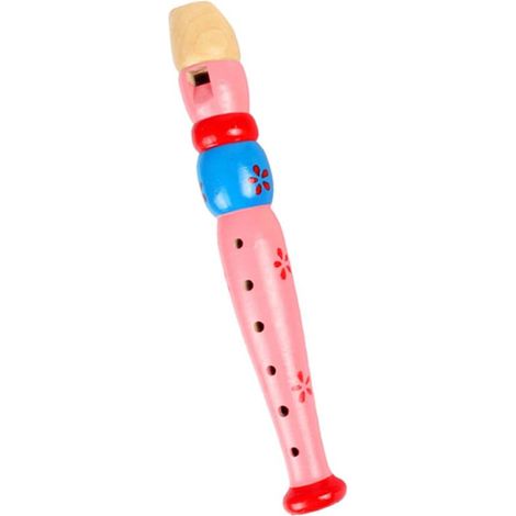 Piccolo coloré en bois pour enfants (couleur aléatoire)