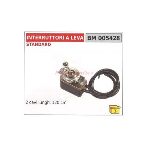 STANDARD-Hebelschalter 2 Kabel Länge 120cm 005428