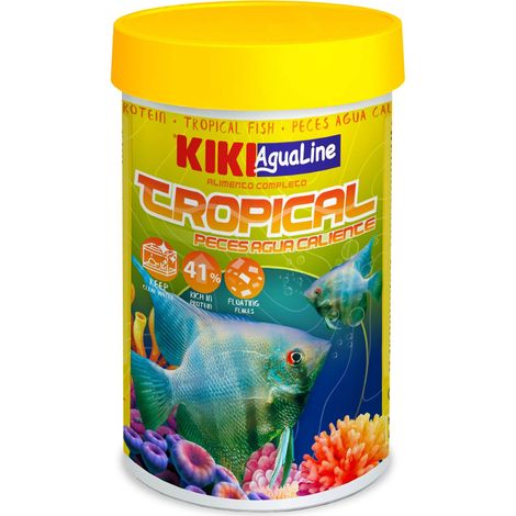 Kiki Tropical Agua Caliente - Escamas Flotantes para Peces de Agua Caliente