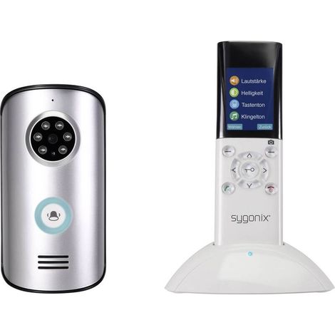 [GEBRAUCHT] B-Ware Sygonix Video-Türsprechanlage Funk Komplett-Set Silber 320x240 500m Reichweite (1/2)