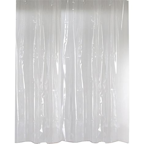 Rideau De Douche Transparent - 180 X 180 Cm - Matériau PEVA - Pour Salle De Bain - 1 Pièce (1/5)