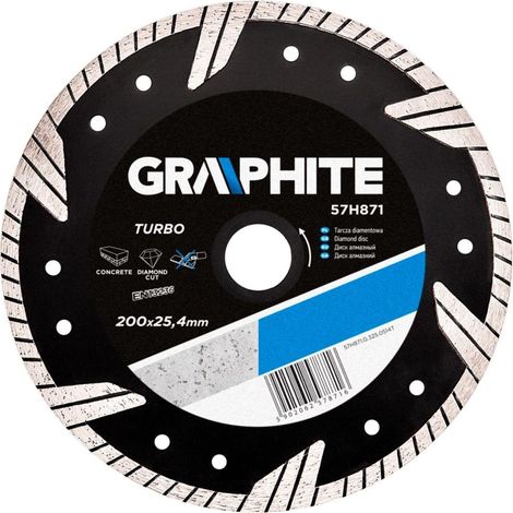 Diamanttrennscheibe 200 x 25,4 mm, Turbo