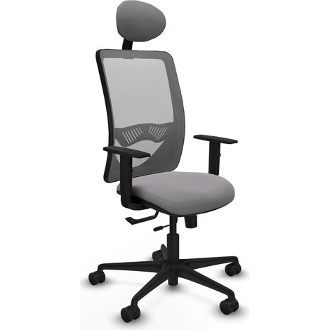 Silla de oficina piqueras y crespo Zulema gris similpiel (1/2)