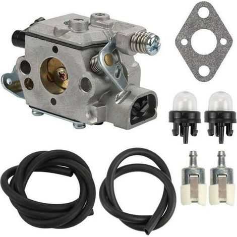 1 carburateur, métallique avec joint + amorçage + filtres, pour tronçonneuse Echo CS3000 CS3400 Walbro WT-589-1 (1/4)