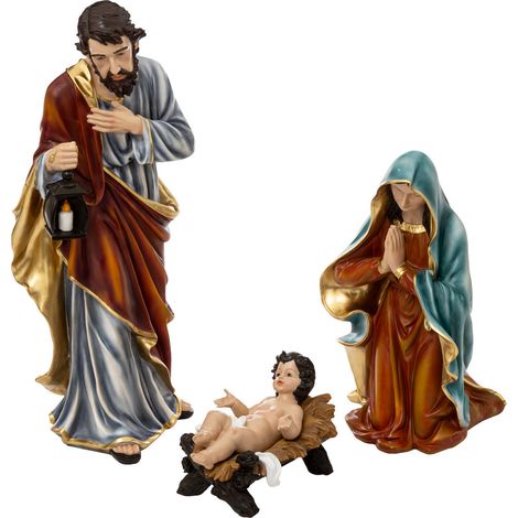 Set de 3 Grands Santons en résine H 95 cm - Feeric Christmas (1/4)