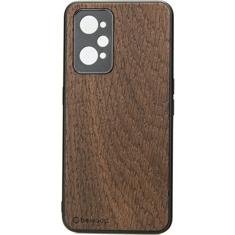 Custodia in legno di quercia affumicata per Realme GT 2 / GT Neo 2 / GT Neo 3T