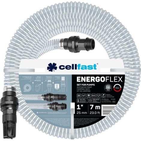 KIT POMPA ENERGOFLEX CON CESTELLO E RACCORDI 1'' 7 MB - C 23-651