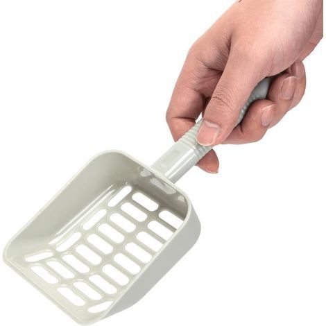 Pelle à Litière pour Chat Pelle à litière pour chat gris Accessoires pour litière pour chat (1/5)