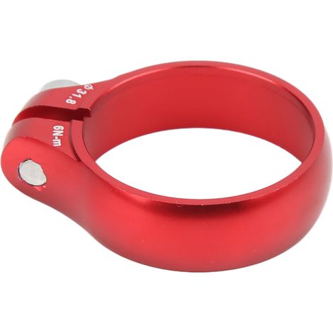 G-500 Aluminium-Sattelstützenklemme, 31,8 mm, ultraleicht, für Rennräder, rot. (1/5)
