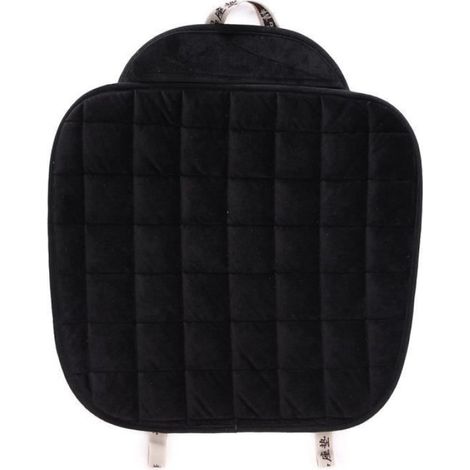 Coussin Siège Auto - Maille Respirante - 53 cm x 57 cm - Noir - Pour Conduite et Bureau - 1 Pièce (1/4)