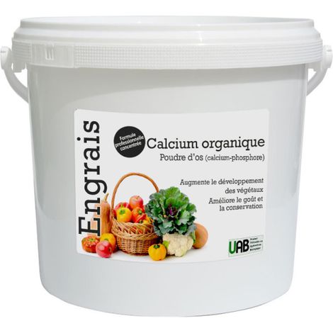 Poudre d'os, riche en calcium et phosphore - Agro Sens - Seau 4 kg