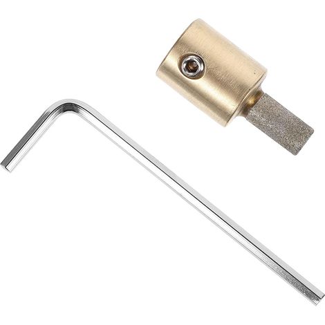Meule Diamantée en Alliage Or pour Polissage et Gravure, Embout de Polissage Solide pour Verre et Plastique, Accessoire Outil pour Meuleuse (1/5)