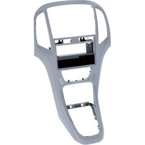 Support 2Din compatible avec Opel Astra J ap09 avec vide-poche - Platine Argent