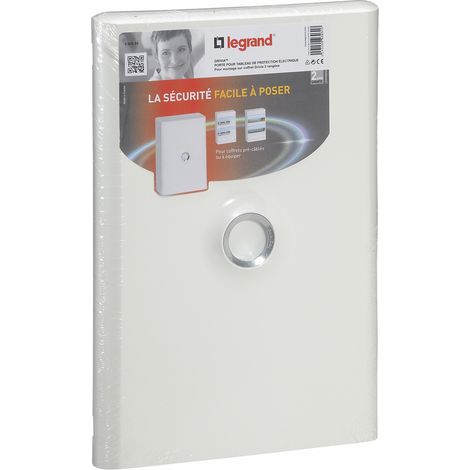 Legrand - Porte pour coffret DRIVIA 2 rangées 13 modules - blanche